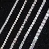 Custom Real 5 мм стерлинговые стерлинговые украшения стерлингового золота d vvs moissanite diamond tennis coungle