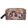 Bolsas de Cosméticos Casos de Fantasia Labyrinth Bolsa Cosmética Mulheres Kawaii Capacidade de Grande Capacidade Jareth O Goblin King Movie Makeup Case Bolsas de higiene pessoal 230811