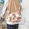 Abendtaschen Damen Plüschkäufer Tasche Vintage Fluffy niedliche, weiche koreanische Messenger -Cover Schulter Studentin für Frauen 2023