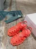 Designer di lusso ss 22 monolite rosso sandali gabbia sandali sandali infradito sandali con sacca per polvere in scatola