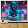 Tapestries Chrismas Decoration Animal Wall Hanging Tapestry Home Decorative Tapestry Beach Towel Yoga Mat Blanket Child Room Decor R230812