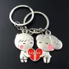 Keychains Lanyards 1 Pair Of Combination Keychains "LOVE" Keychain Key Ring Couple Key Chain Valentine's Day Gift Romantic Goods