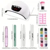 Slutför din manikyr perfekt med denna 3D Nail Art Manicure Tool Set!