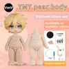 Doll -accessoires Ymy Doll Pear Animal Bodys Peer met staart OB11 Bodygewricht voor GSC Head 1/12bjd Obitsu 11 Boy Girl Toys Dolls Accessoires 230812