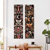 Tapestries Tapestry Wall Hanging Hippie Room Decor Vertical Moon Plant Tapestries Mystical Moth Dorm Home Decor R230812