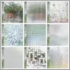 Bakgrundsbilder Privacy Window Film No Lim 3D Glass Sticker för hemmakontor Static Antiuv Paper Dekorativt täckande Badrum 230812