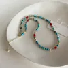 Choker Minar 2023 Couleur de bonbons d'été Natural Stone Cubes perles Strand For Women Stale Statement Holiday Beach Jewelry