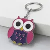 Keychains colhedores novos chaveiros de coruja Charms Cartoon unissex Key Ring Gift Women Women Bolsa Ornamentos de carro Acessórios pendentes do porta -chaves