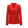 Women's Suits Jacket Autumn And Winter Small Suit Fashion Short Section Double-breasted Cost For Women