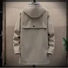 Trench Coats Men's Spring automne décontracté Long Veste Men Cardigan Streetwear Streetwear Hooded Male 5 Colors M4XL JK8029 230812