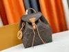 Luxury Designer Women's Bag Pressed Leather Vintage Shoulder Bag Casual ryggsäck Herr- och kvinnors läder Ryggsäck Klassisk utomhus Tote Party Bag M45205 M45410