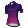 Racingjackor 2023 Kvinnor Cycling Jersey Top Mtb Bicycle Clothing Female Team Ciclismo Girl Cycle Wear Mountain Bike Maillot Ropa Pink Green