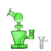 Mini mini lanchohs barato queimador de vidro Bongo Bong Mix Protable Water Dab Rig Pipe com fumar tigela de ervas secas de tabaco