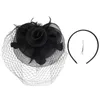 Bandanas Cocktail Hat Bruid Hoofdtooi Tiara Girls Charm Women Fascinator Hoofdband Artificial Bridal -kopstuk