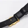 Luxe modemerk riem vrouwen mannen goud metalen gesp leleren riemen gordeldecoratie met rok cintura ceintures 2,5 cm dunne tailleband