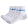 Sports Socks YUEDGE Mens Quarter Ankle Breathable Performance Combed Cotton Low Cut Casual Short for Men 3746 5 Pairs 230811