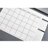 PCS Simple A3 Noteers voor werk Dagelijkse schema Organisator Memo met 1 PC 2023/2023 Kalender om te doen