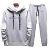 SpaceX Space x 2023 Męskie bluzy Zestaw Bluzy Tracksuit Nowe marki Joggers do 2PCS Pullover Spoders Ubrania streetwearu HKD230725