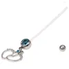 Charm Bracelets Flexible Pregnancy Maternity Belly Navel Bar Ring Body Piercing Baby Feet Blue