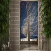 Schere Vorhänge nordische Marmortextur Tür Vorhang Essstreit Drapelküche Eingang Hanging Halfcurtain Modern Room Decor 230812