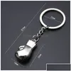 Party Favor Boxing Gloves Keychain Gym Gym Event Gift Simation Fitness Equipment Keychains Drop Delivery Home Garden Fe Festive Supp Dhawq