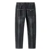 Przyjazd dżinsów męskich Fahsion Super duże jesienne elastyczne talia dżinsowe spodnie dżinsowe plus rozmiar 38 40 42 44 46 48 50 52 54