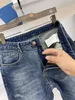 Höst- och vintermärkesdesigner Jeans Högkvalitet Bekväma stretchmaterial Fashion Embroidery Design Luxury Mens Jeans