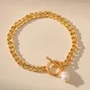 Strand Ccgood Goldenes Armband Armreif für Frauen Mode Gold plattiert 18 K hochwertige Armbänder wasserdichte trendy Nahe Osten Schmuck