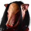 Party Masks Halloween effrayant Saw Pig Head Mask Cosplay Party Horrible Animal Masks Horror Costume Adult Costume Fancy Dishing Accessoires 230811