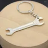 Keychains Simulation Hardware Tool KeyChain Metal Spanner sleutelhangtas hangersleutel Key Chains keyfob cadeau voor mannen vrouwen vriend