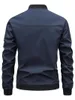 Herrenjacken Herren -Freizeitjacken mit Reißverschluss Taschen Soild RQ Letter Metall Dekoration Kleidung Outerwear S 230812