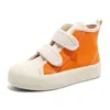 Boots Chicest Patchwork Canvas Shoes For Kids Cute Colorful Street Style Barn Boy Autumn High Top Shoe Girl Boots Flat-Sole E07314 230811