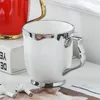 Kupalar seramik tek fincan ev ofis nordic tarzı ışık lüks kahvaltı kahve yüksek güzellik hediye kupa