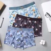 Luxury Mens Designers Boxers Box MARCHES SOUS-PROST SEXY Classic Man Boxer Shorts décontractés Sous-vêtements en coton respirant doux 3pcs / boîte