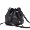 Kadınlar Sofia kova çantası gündelik zarafet ve stil siyahı