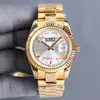 2022 men's watch dual calendar display automatic machinery designer gold bracelet luminous pointer 41mm aaa Style Classic lux325B