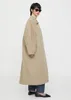 Trench Coats Trench T0teme Women Springsummer Long Coat Cotton Polyamide Version Collier Classic Vintage Oversize Wind 230812