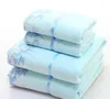 Towel 2pcsset microfiber Elegant Embroidered towel set solid 1pc face and bath Quick Dry Towels bathroom for Adult 230812