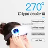 HFR Hot Smart Glasses Compression Bluetooth Heated Sleep Mark Electric Folding Vibrators 4D Air Pressure Eye Care Massager HKD230812