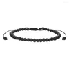 Strand Obsidian Prayer Beads Bracelet For Men Women Energy Minimalist Temperament Weight Loss Change Mood Size Adjustment Accessories