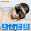 Rlesmen 42 Instrument de masseur des yeux chauffant avec des verres de masque de massage vibratrice chauffée Bluetooth pour les cercles de la sécheresse de la sécheresse sombre HKD230812