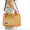 Cat Carriers Rattan Bag Out Out Portable Pet Hand-Held Messenger Cage Nest Nest Plecak