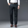 Abiti da uomo Case per la moda primaverile Autumn Business Casual Pants Cash Long Pants Canceli maschi elastici dritti formali più grandi più grandi dimensioni 40