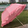 Ombrellas Beach Kawaii ombrello Parasol Gift Wedding Women Lace per Paraguas Abbigliamento Accessori