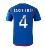 2023 2024 Maillot de Foot Futebol Jerseys Lyonnais CAQUERET TOLISSO JEFFINHO OL AOUAR TAGLIAFICO Fãs Jogador Camisas de Futebol 23 24 TRAORE SARR Homem Lyon Kids Kits