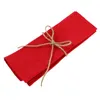 Table serviette rouge serviettes de tissu en gros de la ferme de coton doux serviette de table de table de table de table de table de Noël décoration de Pâques