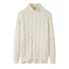 Maglioni femminili cashmere mezza collare magliette bianche donne pullover pullover coreano di moda casual geometrica a manica lunga