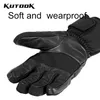 Sports Gloves KUTOOK Ski Goatskin Leather Winter Snow Waterproof Snowboard Thermal Outdoor Skiing Windproof 230811