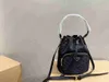 Fashion Nylon Bag Women Crossbody Bag Drawstring Design Open Bucket Luxury Designer Bag