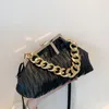 Stucche da donna Scherma Summer Personality Molege Molend Trend Fashion Trend Solid Color Mobile Coin Panna Small Chain Bag Fresh Chain 3 Styles 5293#